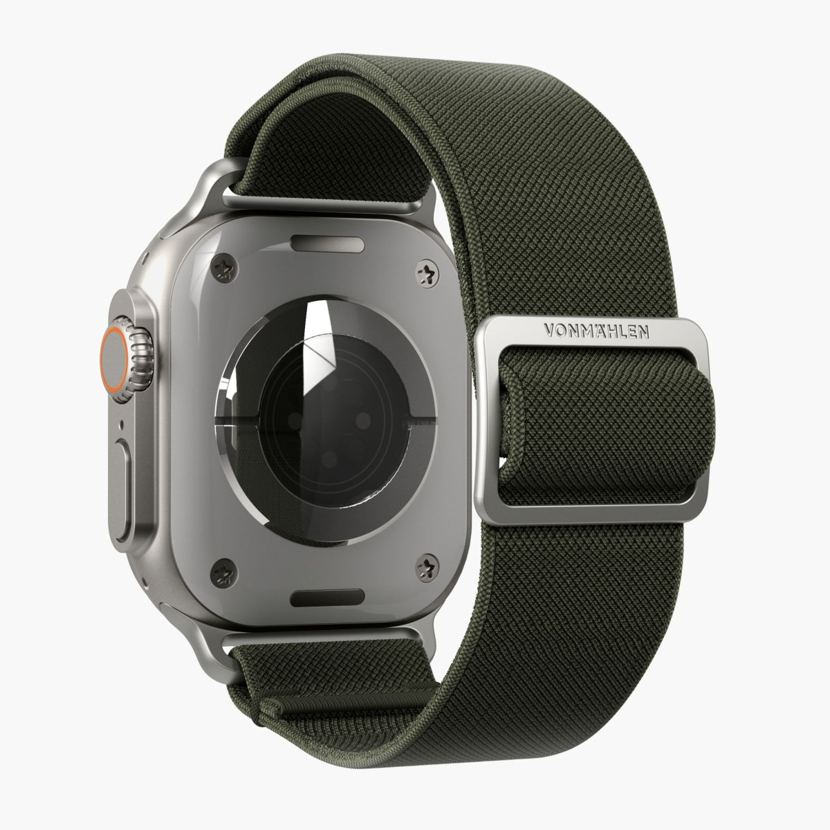 Vonmählen Classic Nylon Loop – Olive, für Apple Watch 40/41/42 mm