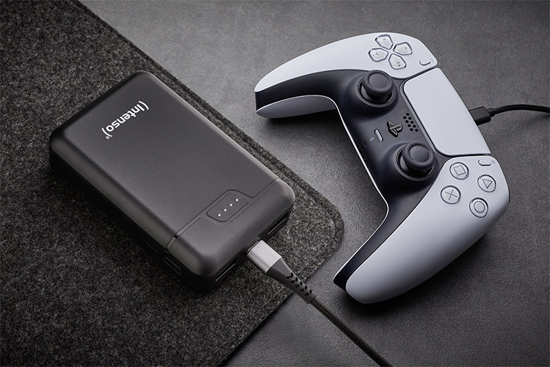 Intenso B10000 Powerbank 10'000 mAh – 1× USB-C, 2× USB-A, schwarz