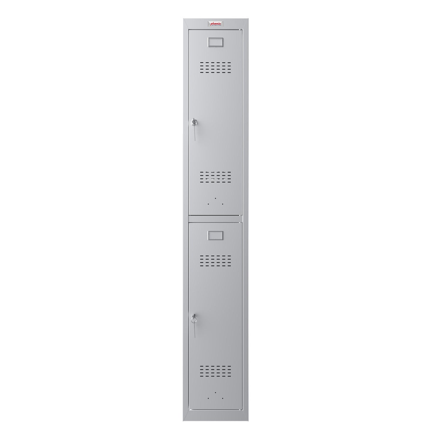 Phoenix Safe Co. PL1230 – Aktenschrank, abschliessbar, Stahl, 300 × 500 × 1'830 mm, Grau