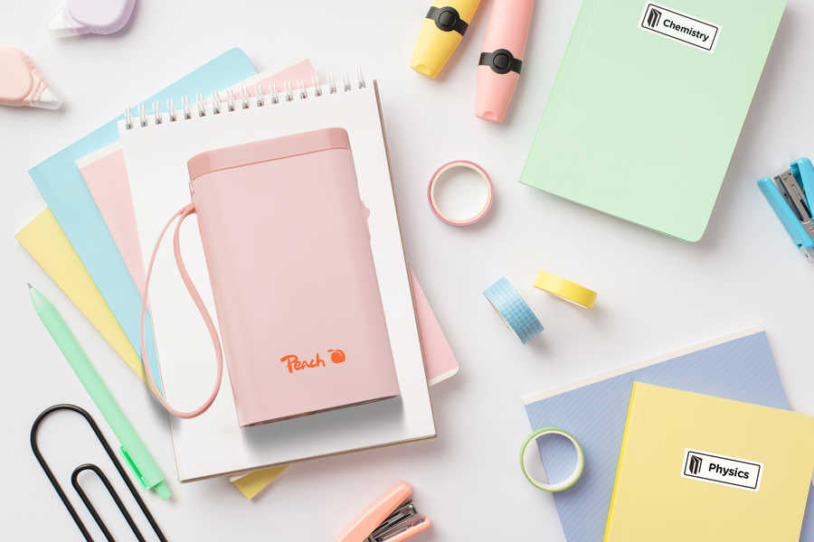 Peach LabelPrinter PE110 – USB, 1200 mAh Akku