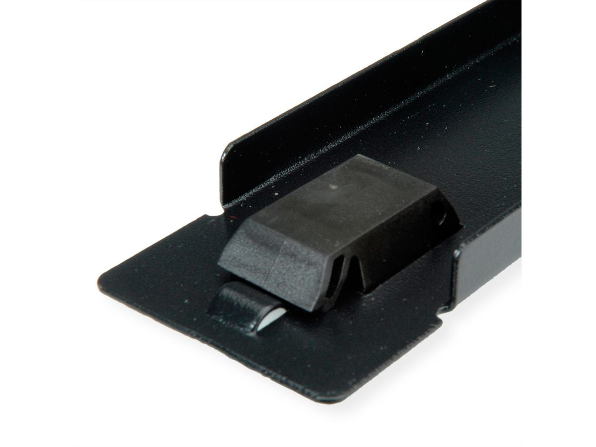 ROLINE 19"-Blindblende, 1 HE, 483×11×44 mm – schwarz