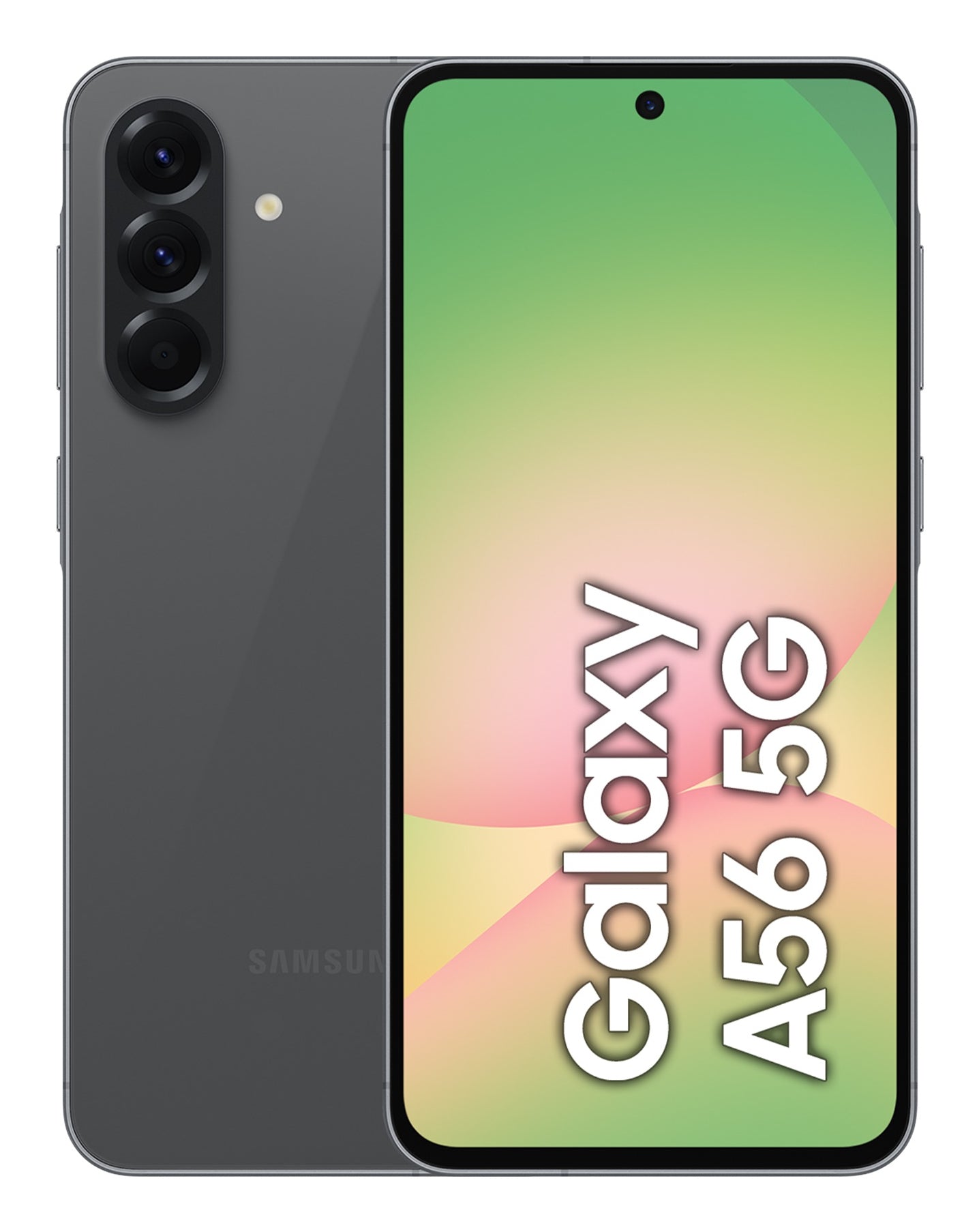 Samsung Galaxy A56 – Graphit, 6,7", 1080 × 2340, Android 15, 256 GB, 8 GB, Dual-SIM, 5G, IP67, NFC