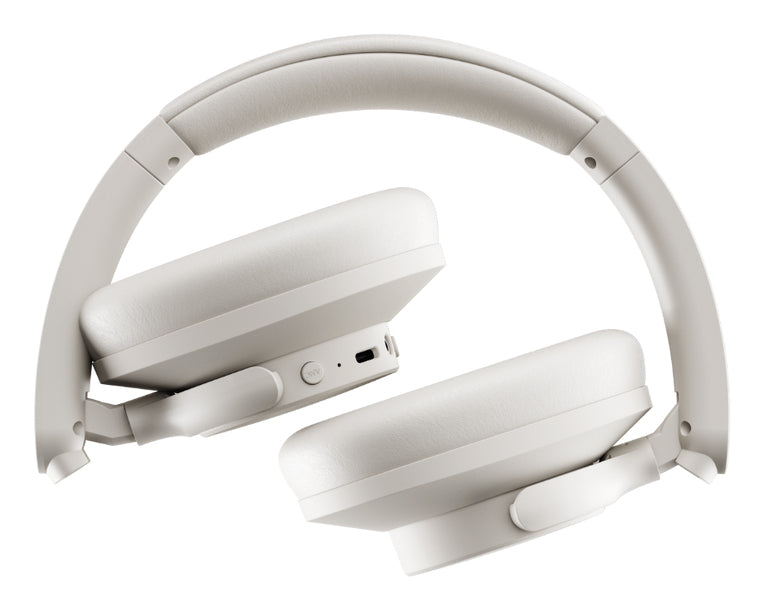 Urbanista Valencia On-Ear Kopfhörer – Kabel + BT, ANC, Weiss, BT 5.3