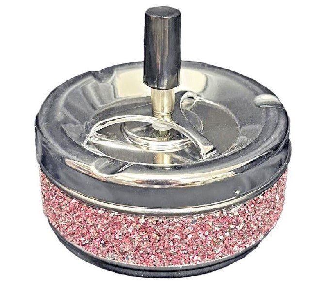 Dameco Aschenbecher – Ø 11 × 10 cm – Metall, Rosa