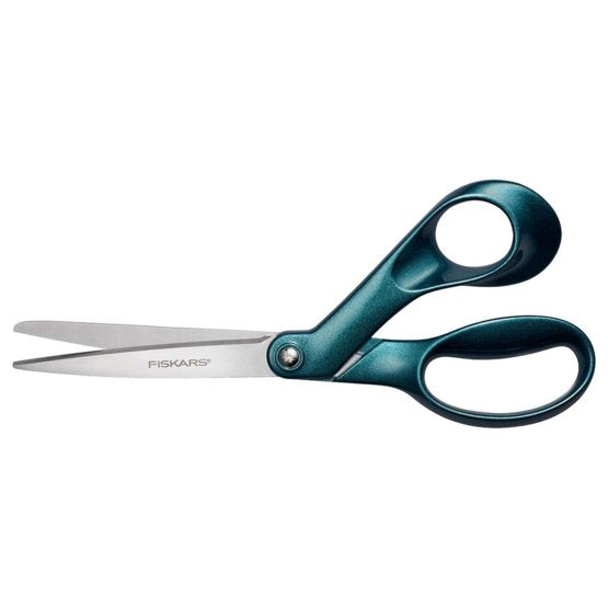 Fiskars Dark Harbour Schere – 21 cm, Kunst & Handwerk, Rechtshänder, Feine Spitze