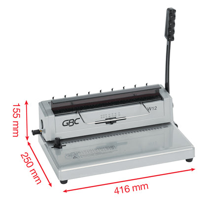GBC WireBind W12 Bindegerät – Drahtbindung, 12 Blatt