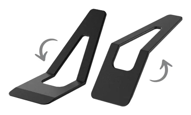 Stöckli Raclette-Spachtel 2 Stk, 5,2 × 13,7 × 2,8 cm, Kunststoff, Schwarz