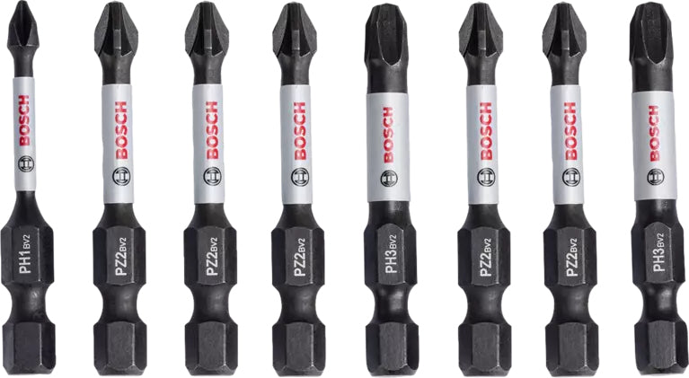 Bosch Professional Impact Control Power – Schrauberbit-Set PH/PZ/TX, 8-teilig – 2 608 522 328