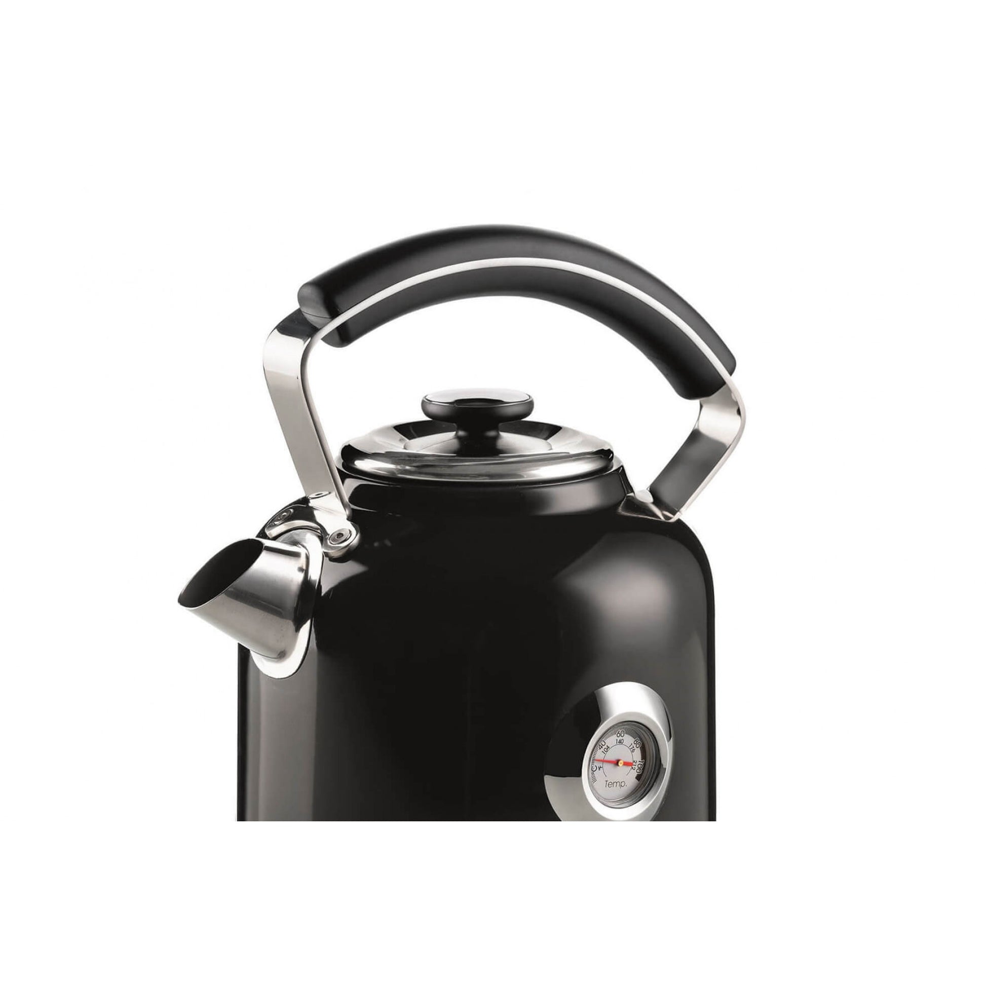 Ariete Wasserkocher – 1,5 l, Edelstahl, Schwarz, ARI-2854-MOD-BK