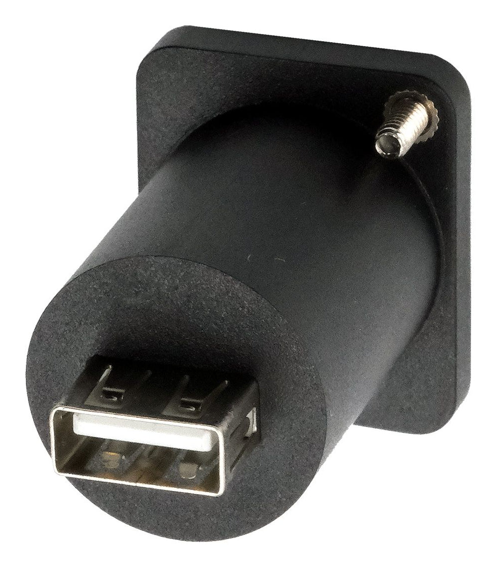 EXSYS EX-49157 Adapter USB-B Buchse zu USB-A Buchse – USB 2.0 (480 Mbit/s), Schwarz
