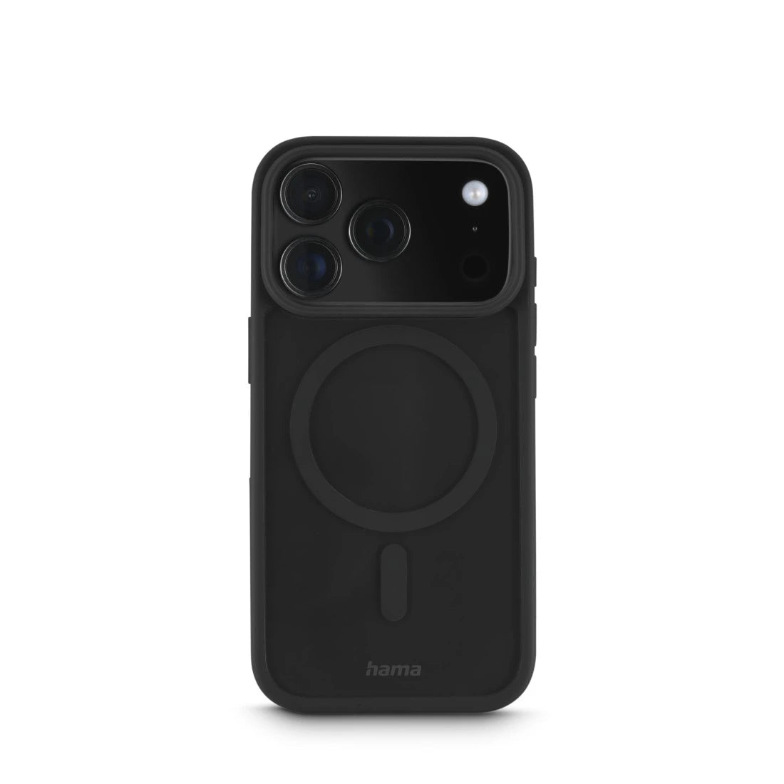 Hama Frame Protect – Backcover – für Apple iPhone 17 Pro – MagSafe, PC+TPU, schwarz/transparent