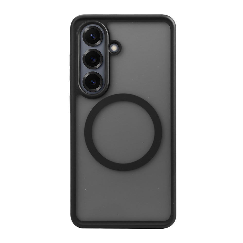 nevox StyleShell Invisio – Backcover – für Samsung Galaxy S26, PC+TPU, schwarz