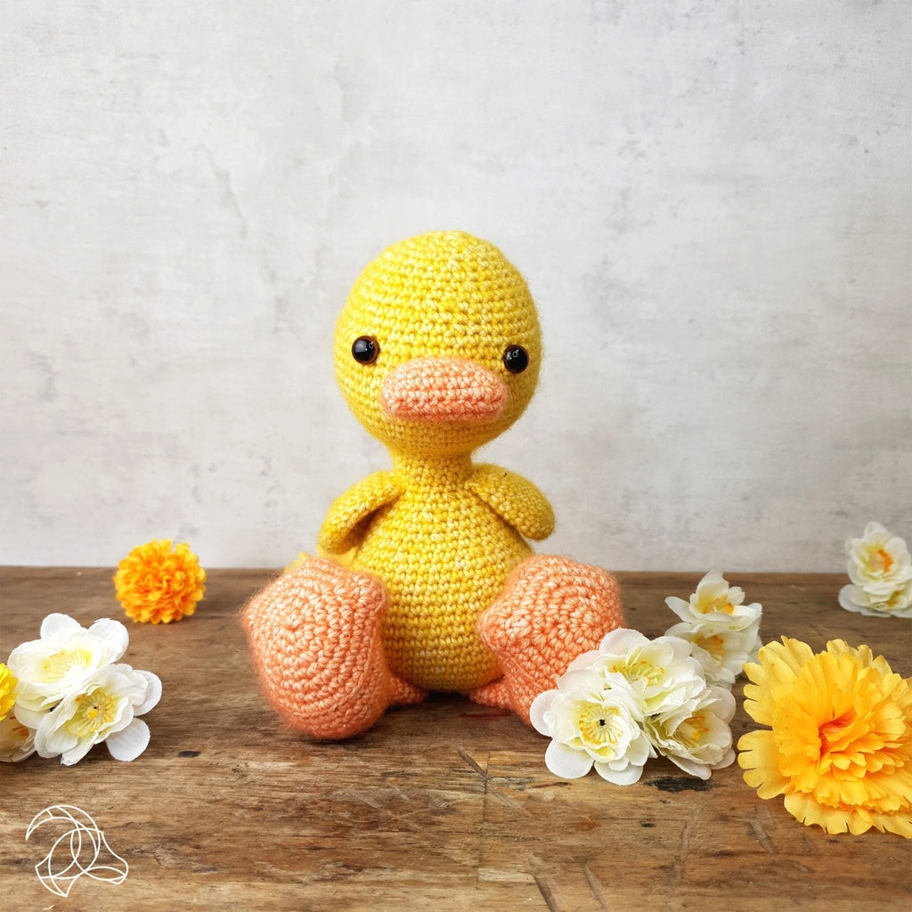 Hardicraft Häkelset Ente Abby Gelb – ca. 25 cm, 3 Stk.