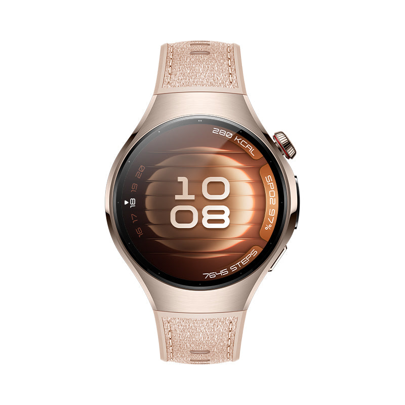 Huawei Watch 5 LTE – 42 mm, AMOLED, Edelstahl, Beige, 5 ATM