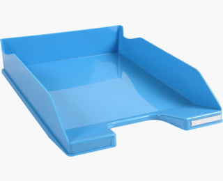 Exacompta COMBO MIDI – Briefkorb für A4, hoch, Polystyrol, blau, 347 × 65 × 255 mm