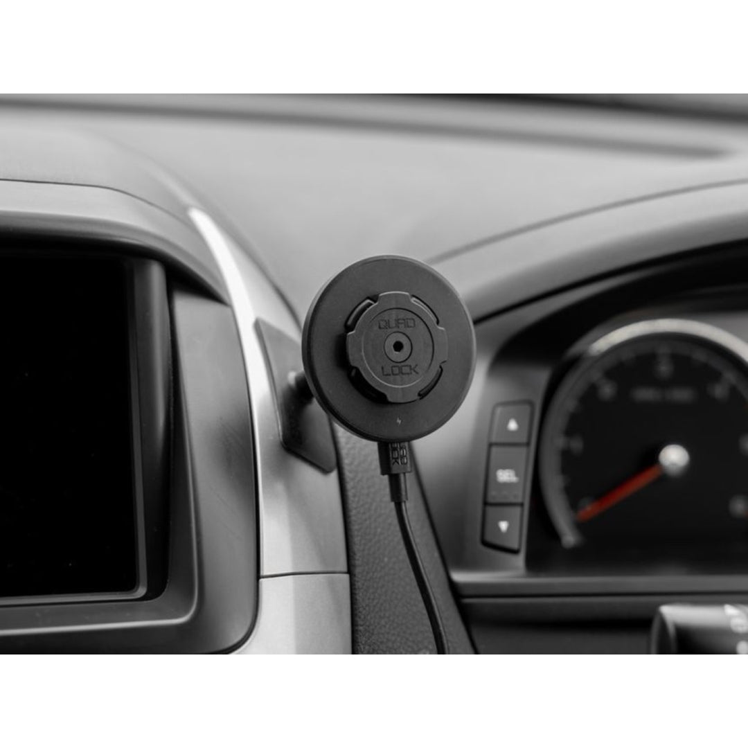 Quad Lock Auto-Halterung Klebe-Dashboard/Konsole – Auto-Halterung – Armaturenbrett, Klebend, Drehbar – Schwarz