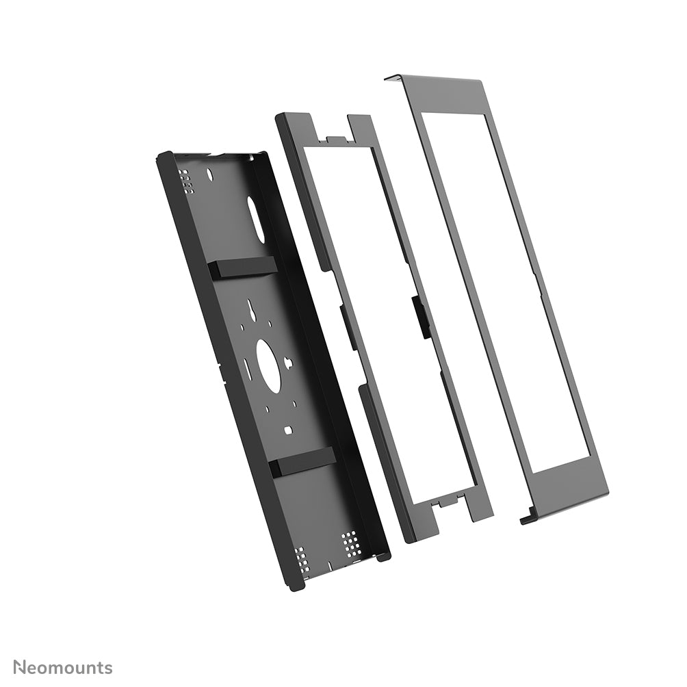 Neomounts Tablet-Wandhalterung – für bis zu 14,6", abschliessbar, VESA 75×75 – Schwarz