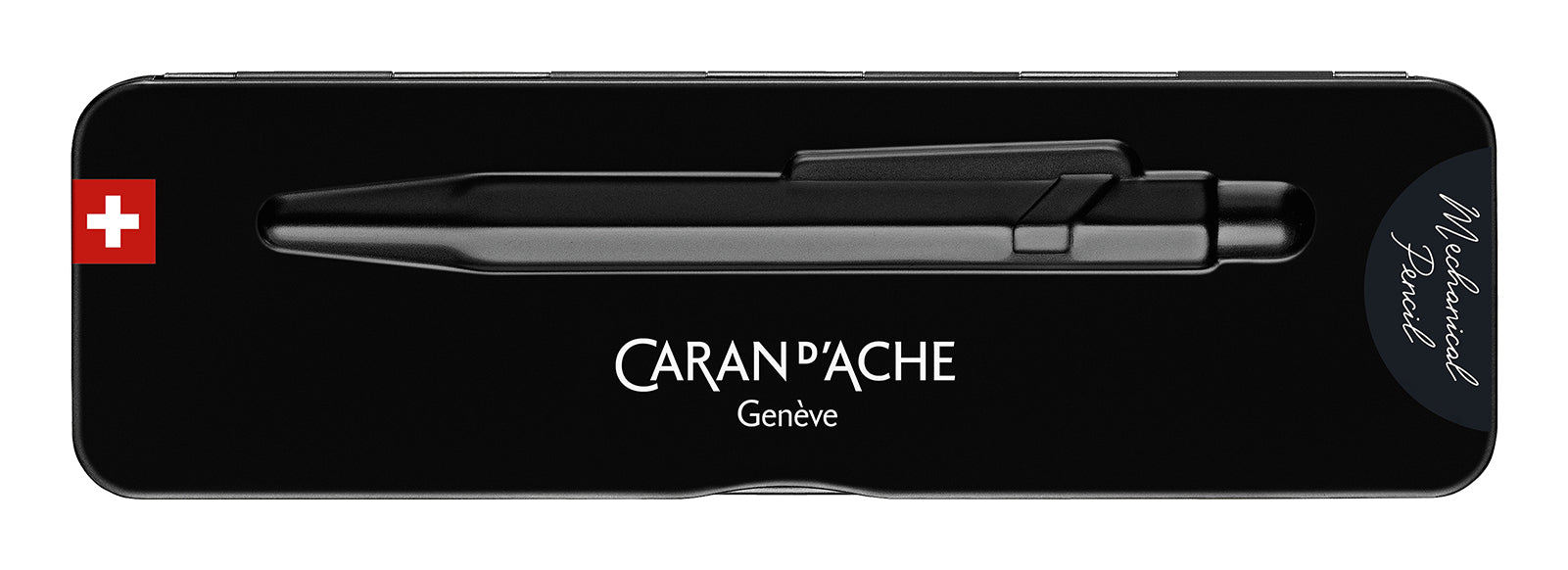 Caran d-Ache Caran d’Ache 849 Premium Black Code Druckbleistift – 0,7 mm – Aluminium – Schwarz