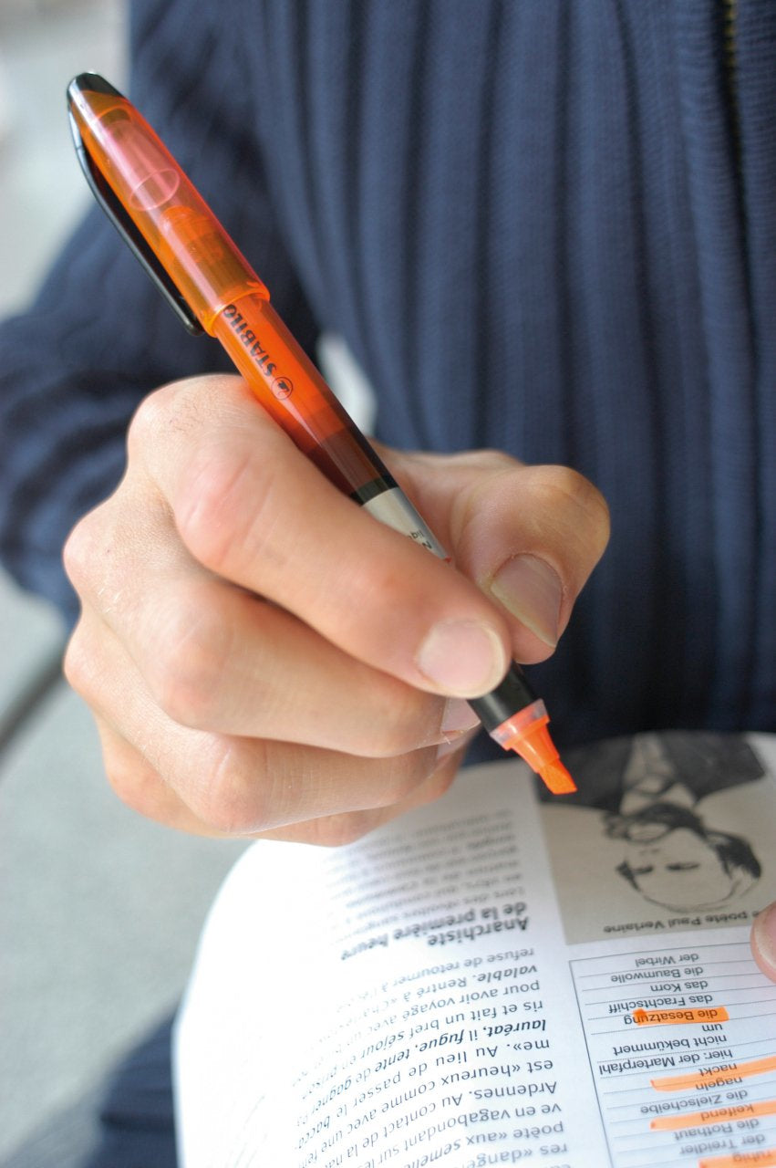 STABILO Navigator Textmarker Orange – Keilspitze, 1–4 mm