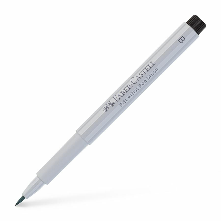 Faber-Castell Pitt Artist Pen Brush Pen – 2,5 mm, pigmentiert, wasserfest, kaltgrau I