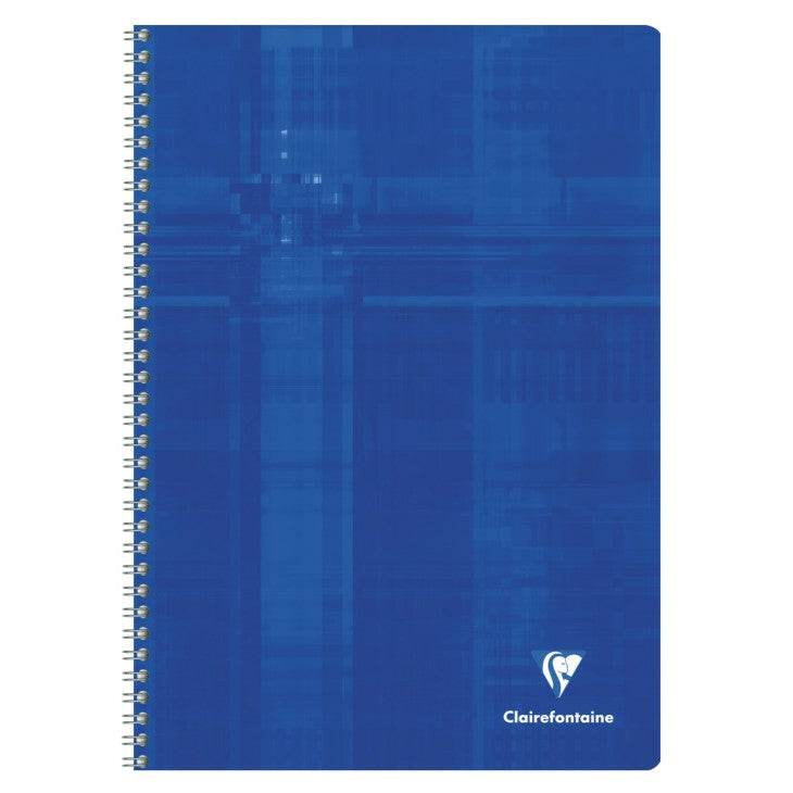 Clairefontaine Spiralheft A4, kariert 4 mm, Karton, 50 Blatt, 50 g/m² – farbig sortiert