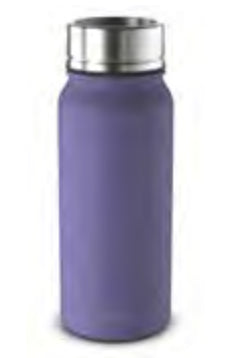 Alfi PURE Isolierflasche 500 ml – Doppelwandig 9 h Heiss / 18 h Kalt, Edelstahl, Violett