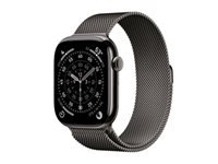 Apple Watch S11 Slate Titanium – Smartwatch – 46 mm, LTE, OLED, 50 m, Mailänder Schlaufe (M/L)