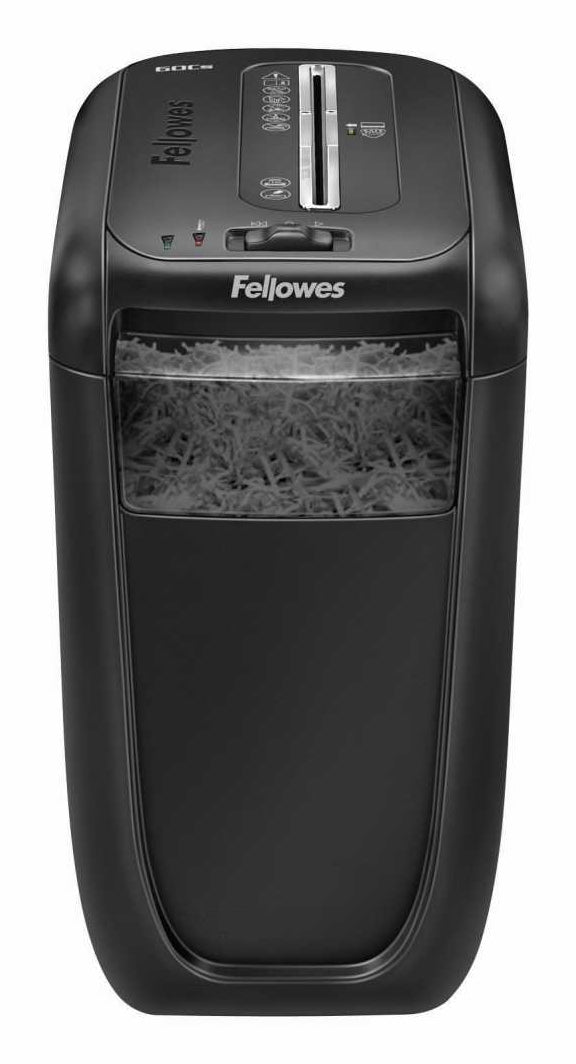 Fellowes Powershred 60Cs – Aktenvernichter, DIN P-4, Partikelschnitt 4 × 40 mm, 10 Blatt, 22 l