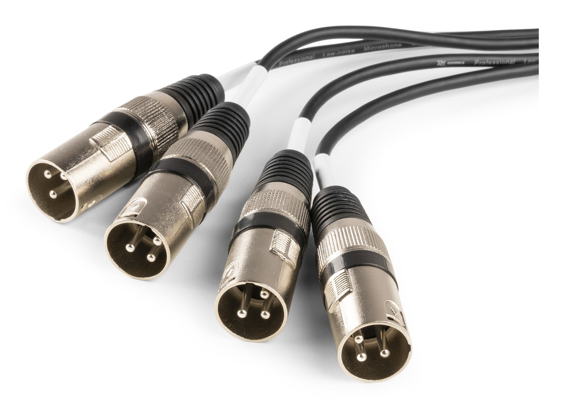 PD-Connex XLR-Kabel – RJ45 auf 4× XLR (3-pol, Stecker) – 0,7 m