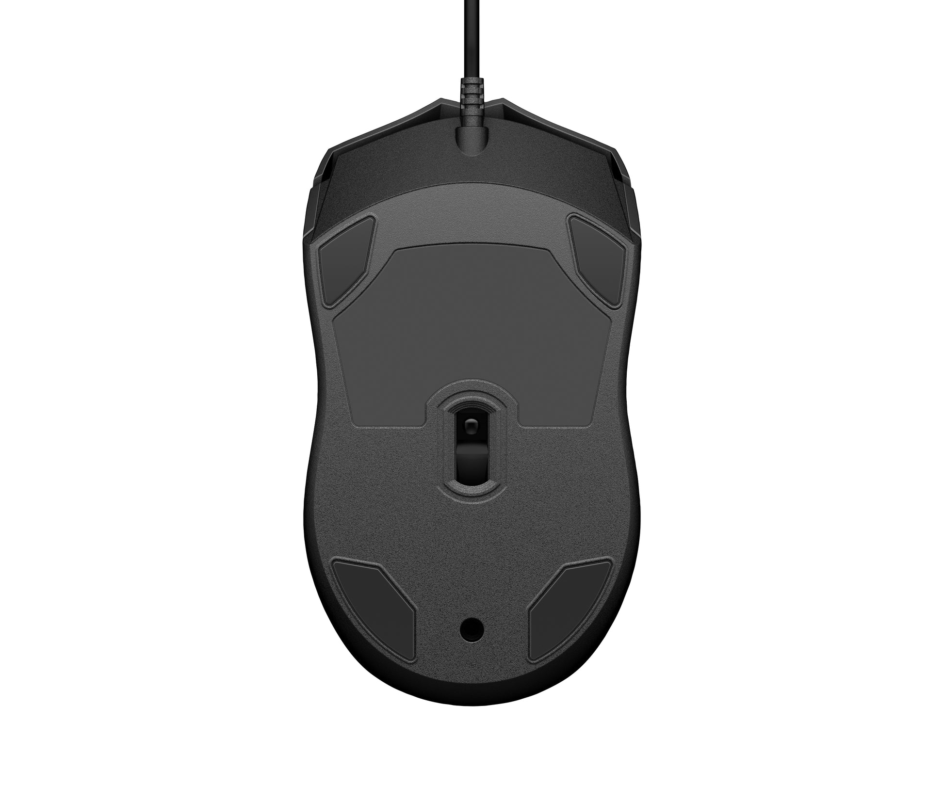 HP Wired Mouse 105 – Maus – Kabelgebunden (USB‑A), 1600 DPI, beidhändig, Schwarz