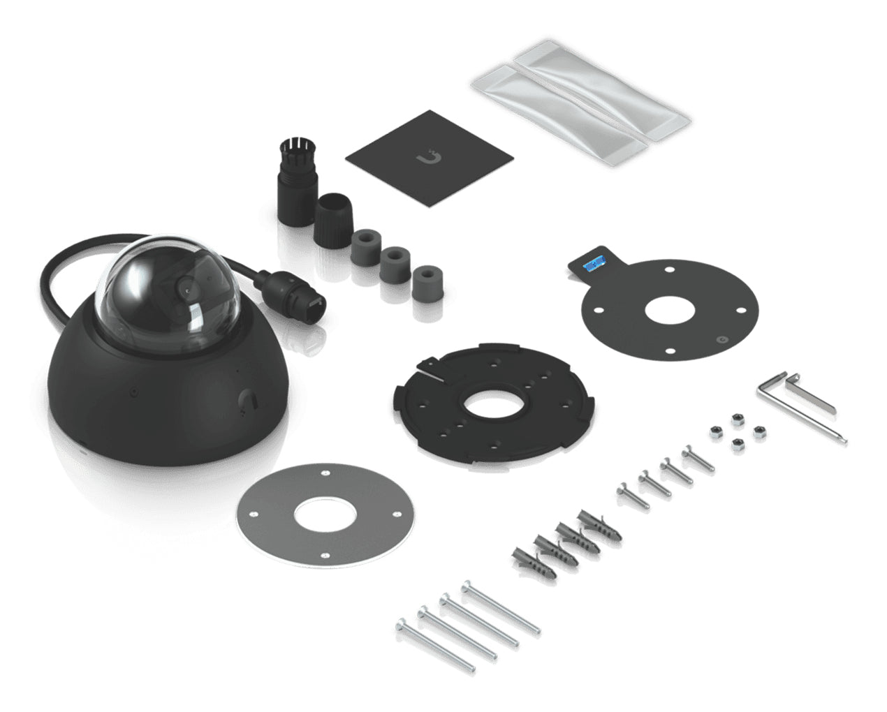 Ubiquiti UVC-AI-DOME-B Dome-Kamera – 4K, PoE, wetterfest, schwarz