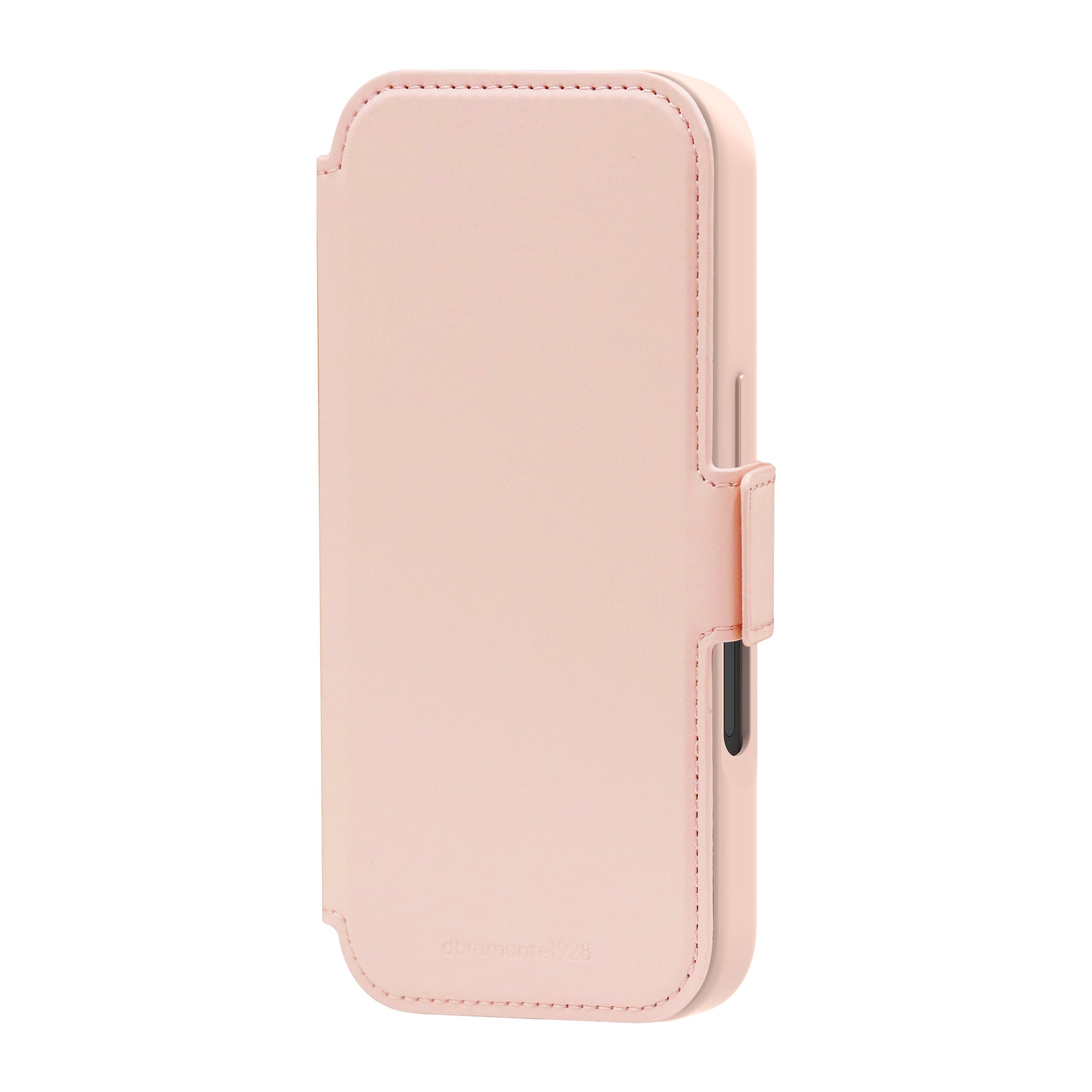 dbramante1928 Lynge MS ICON Wallethülle – für Apple iPhone 17, 3 Kartenfächer, Kunststoff, Pink Sand