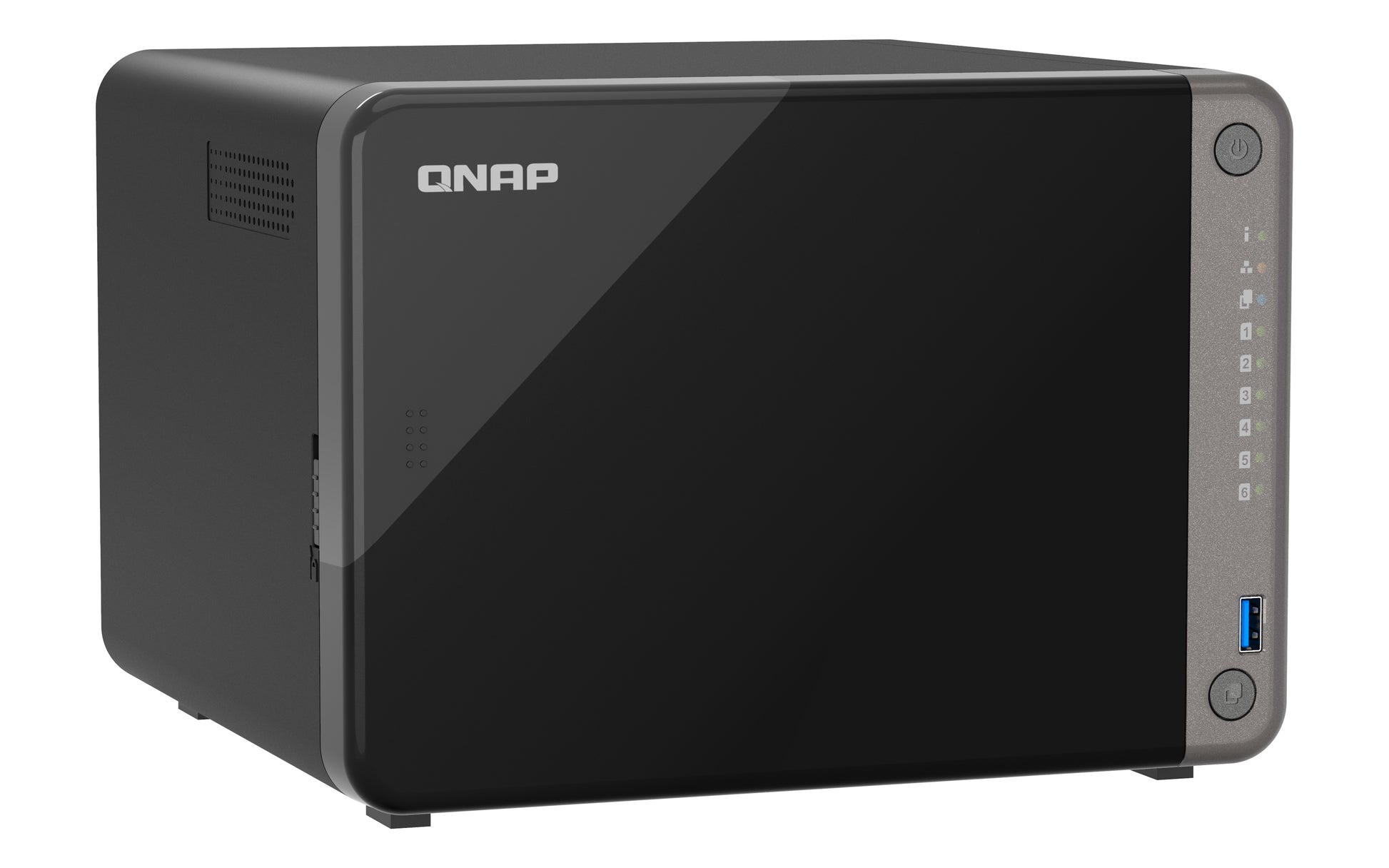 QNAP TS-AI642-8G Allgemeines Speichergerät – 2×1 GbE, 1×2,5 GbE, 6-Bay