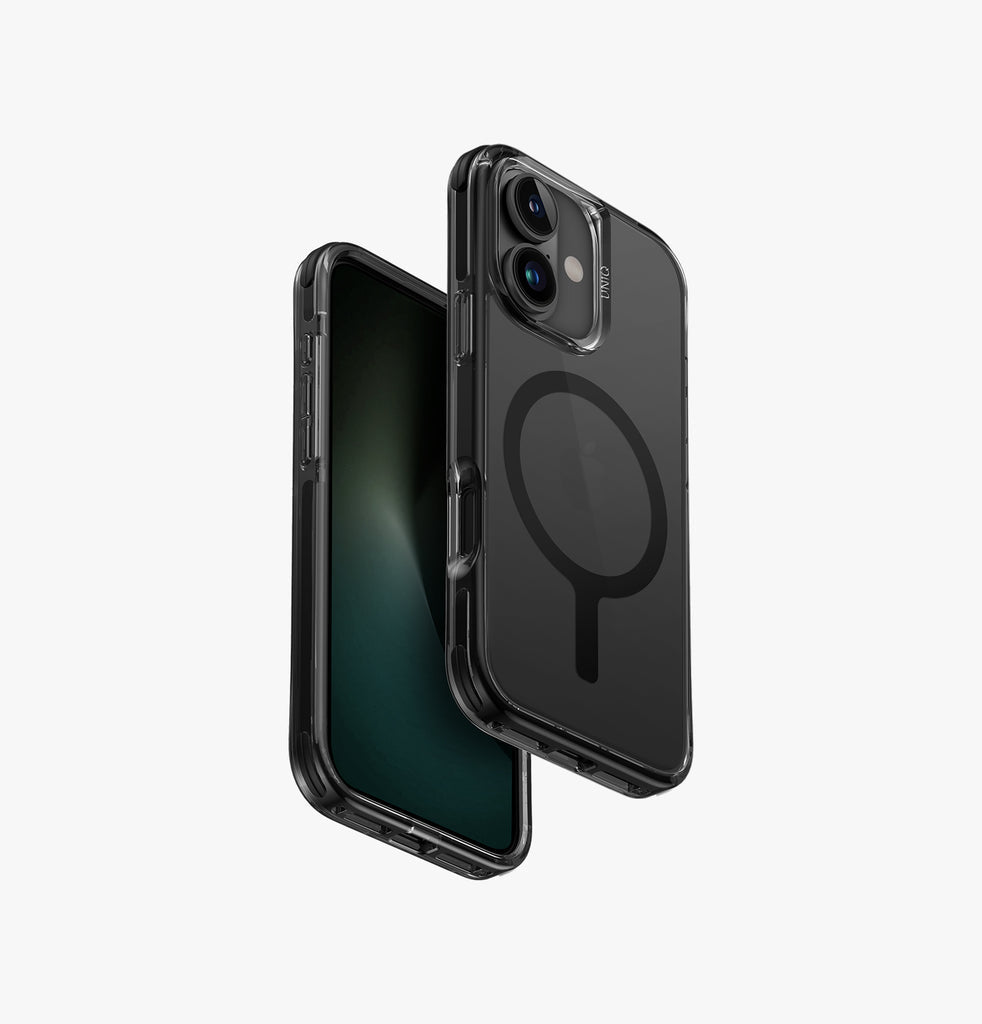 Uniq Backcover Combat Hybrid – für Apple iPhone 16 – schwarz – PC