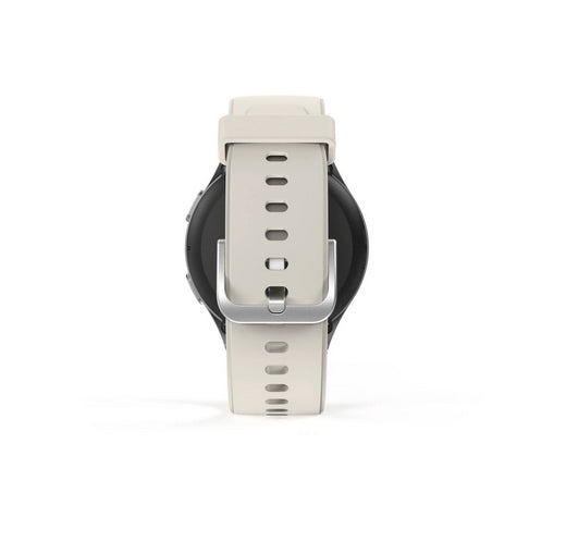 Hama 8900 42 mm GPS – Aluminium Silber, Sportband, Cremefarben, 3 m