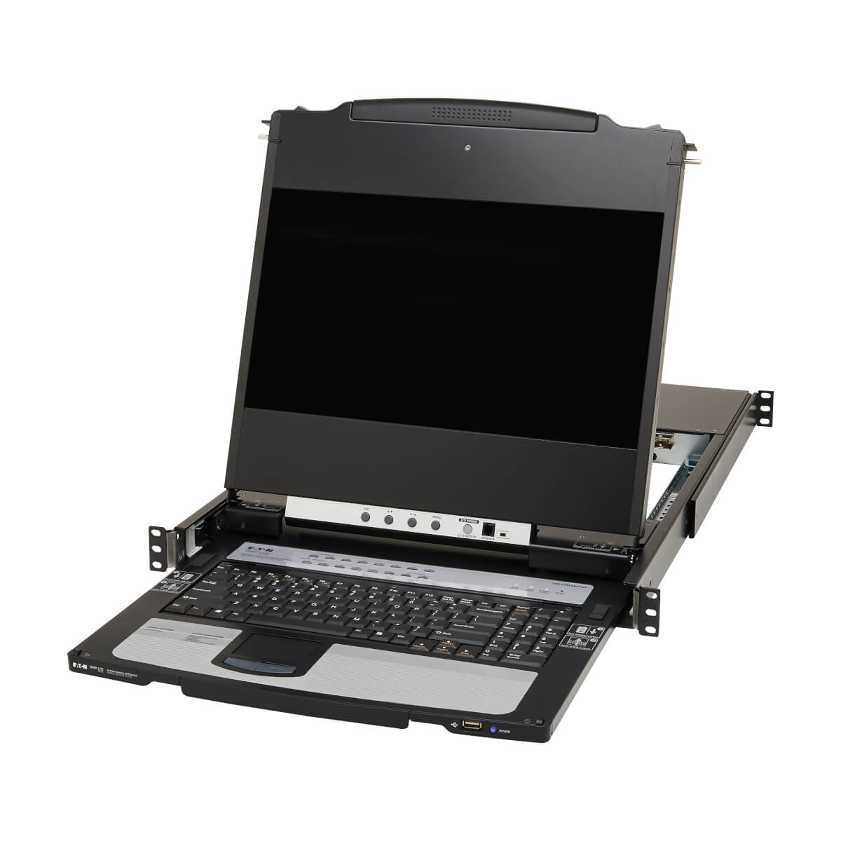 Tripp Lite B030-DP16-17D – 17" Rack-LCD-Konsole – 16-Port DP KVM, 1920 × 1080, USB 2.0-Hub, 1U