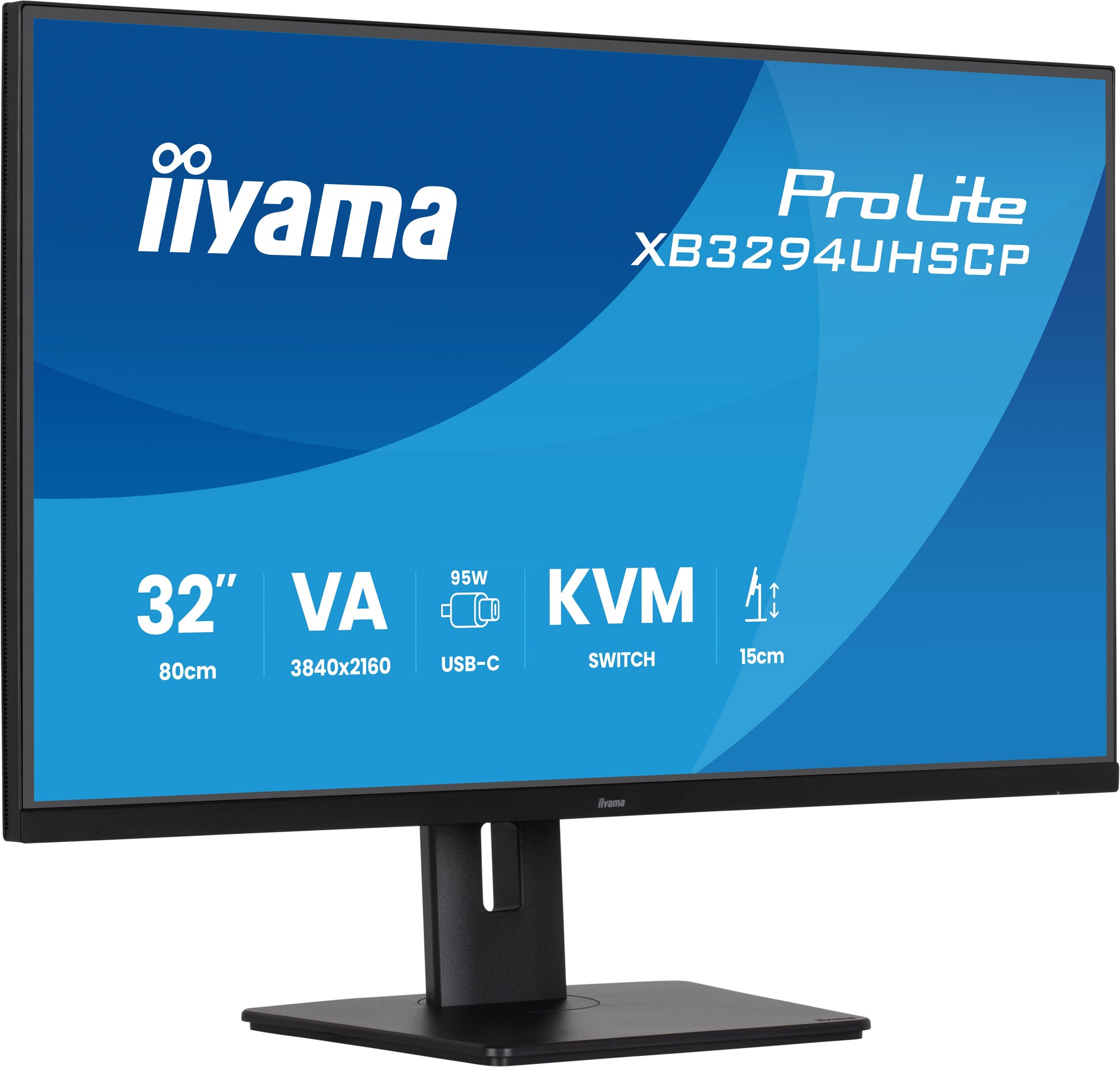 iiyama XB3294UHSCP-B132IN – Monitor, VA, USB-C (95 W)