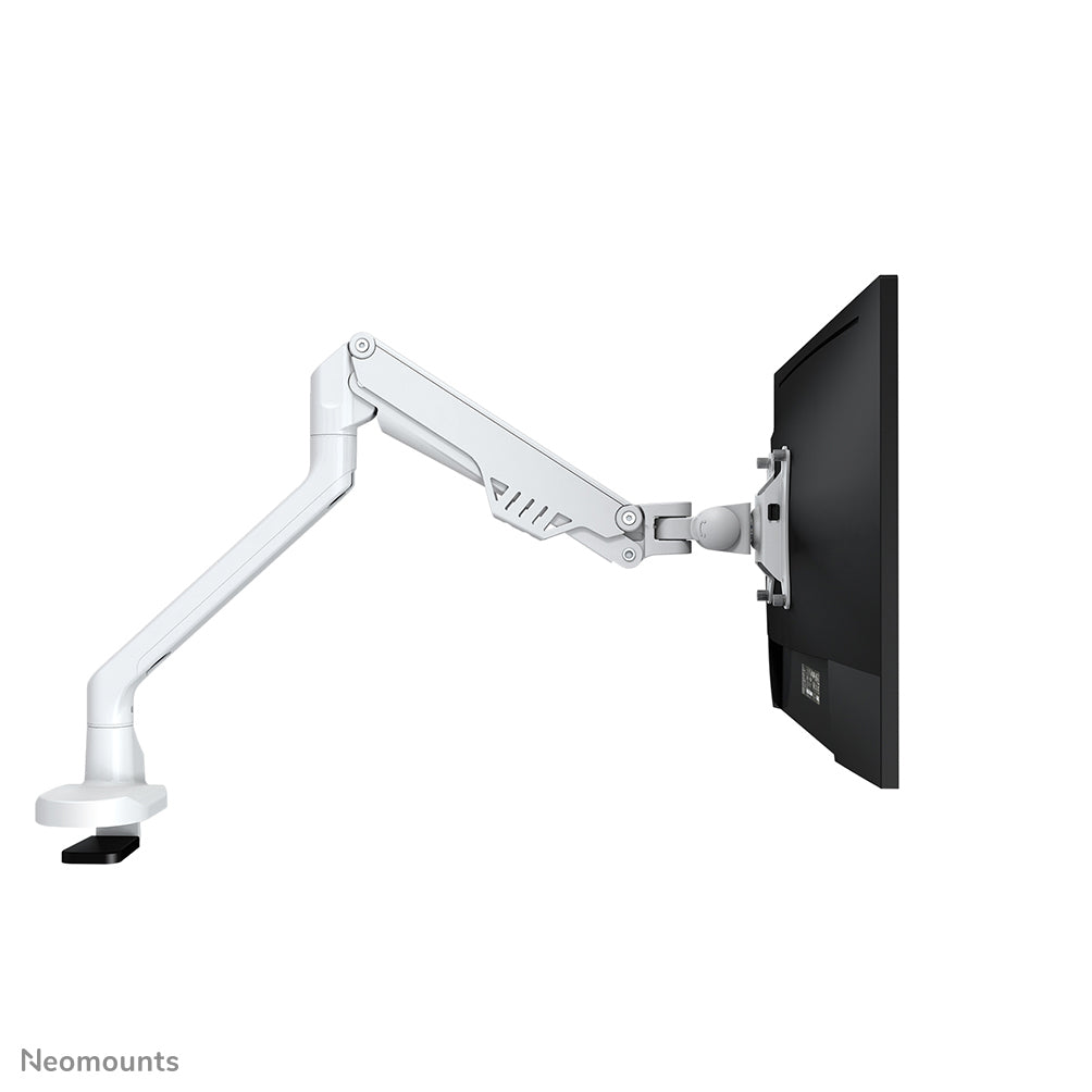 Neomounts FPMA D750WHITE2 – Monitorarm, Tischklemme, bis 32", VESA 75 × 75/100 × 100 mm