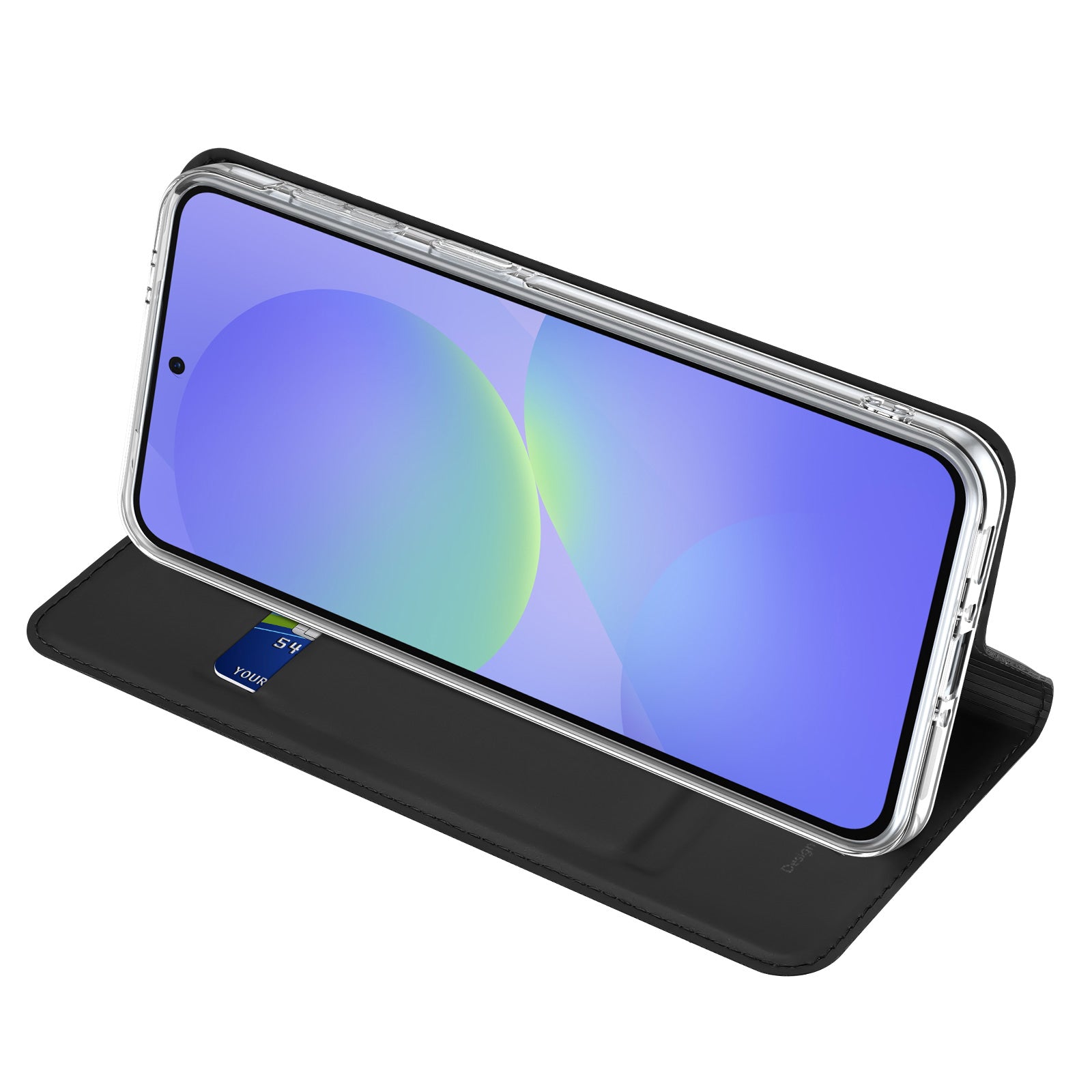 nevox Vario Series Folio – für Samsung Galaxy A37 5G, mit Ständer, mit Kartenfach, TPU, Schwarz