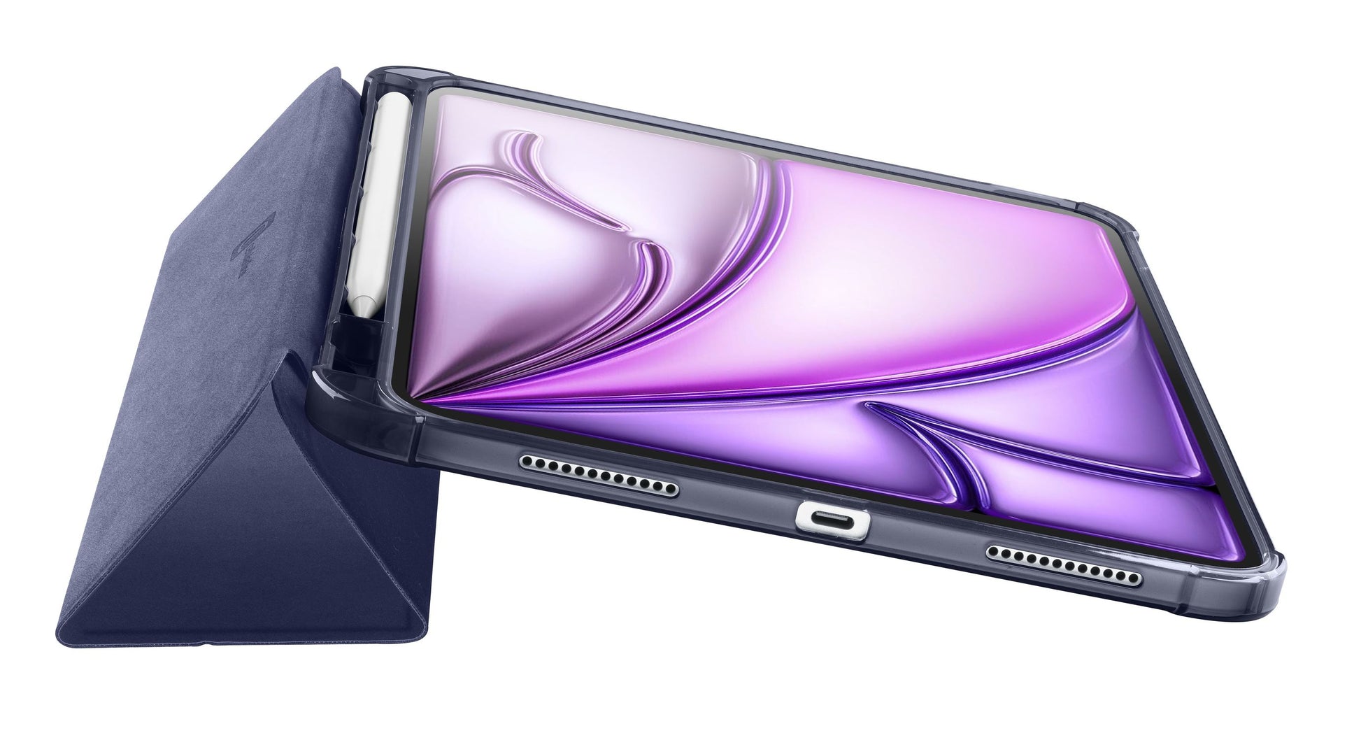 Cellularline Tablet-Hülle für iPad Air 11" (M2/2024), iPad Air 10,9" (2022), iPad Pro 11" (2018) – Blau