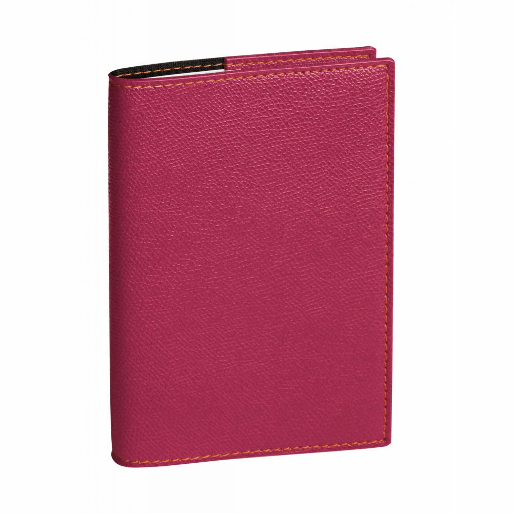 Quo Vadis Akademiker vz Club – Schulagenda 2026/27, 1 Woche/2 Seiten, 10 × 15 cm, abnehmbare Hülle, Himbeer