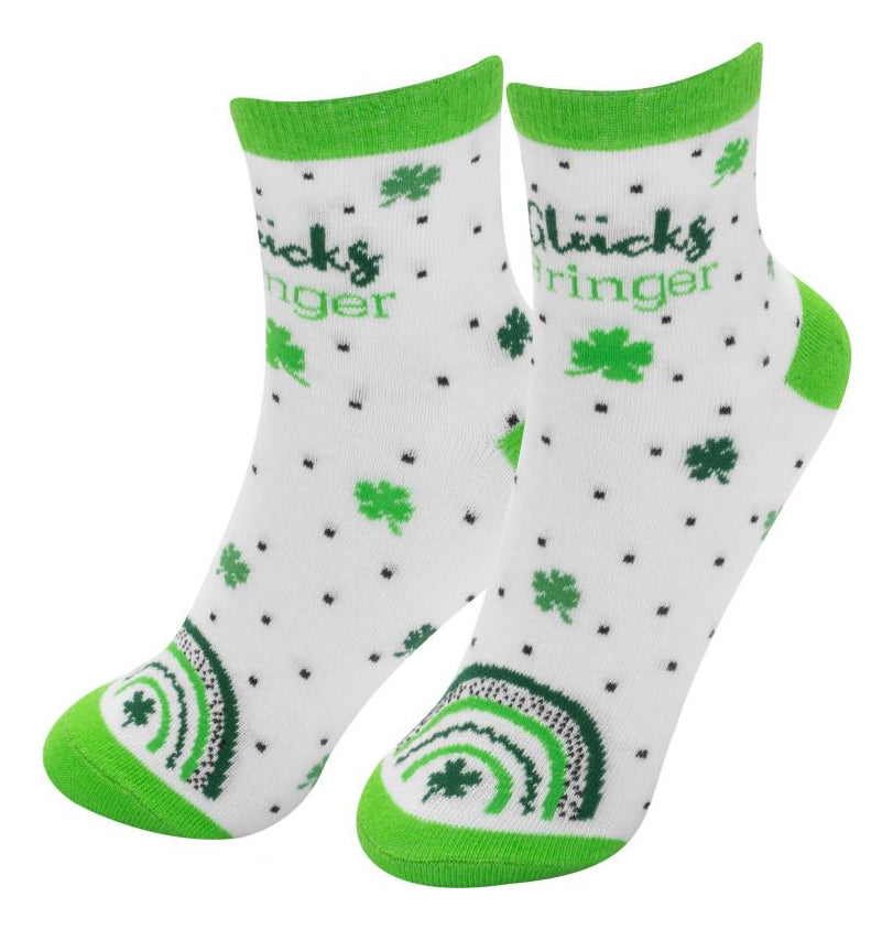 Sheepworld Zaubersocken Frauen Bringer – Grösse 36–40, Grün/Weiss, 80% Baumwolle/15% Nylon/5% Elasthan