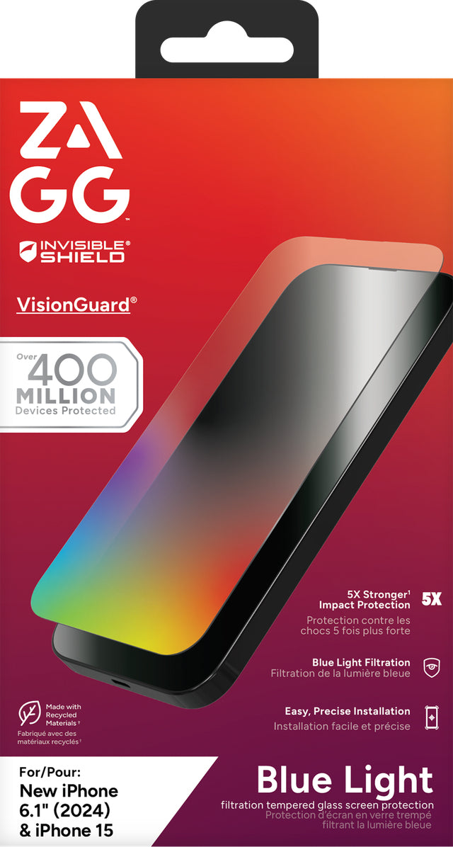 ZAGG Backcover Glass Elite VSNGRD – für Apple iPhone 15