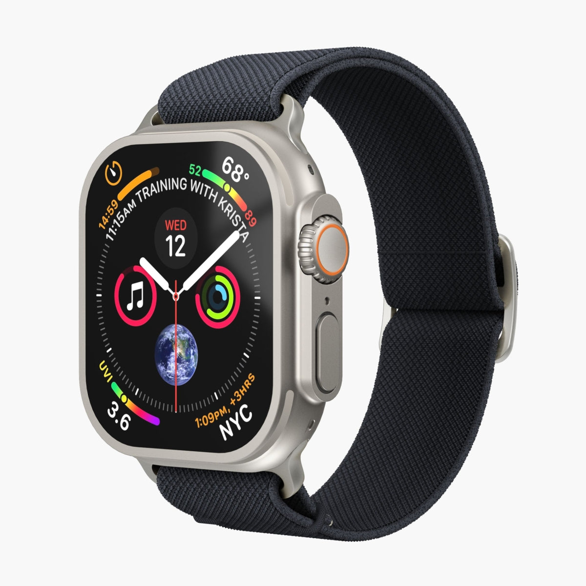 Vonmählen Classic Nylon Loop, Navy, für Apple Watch