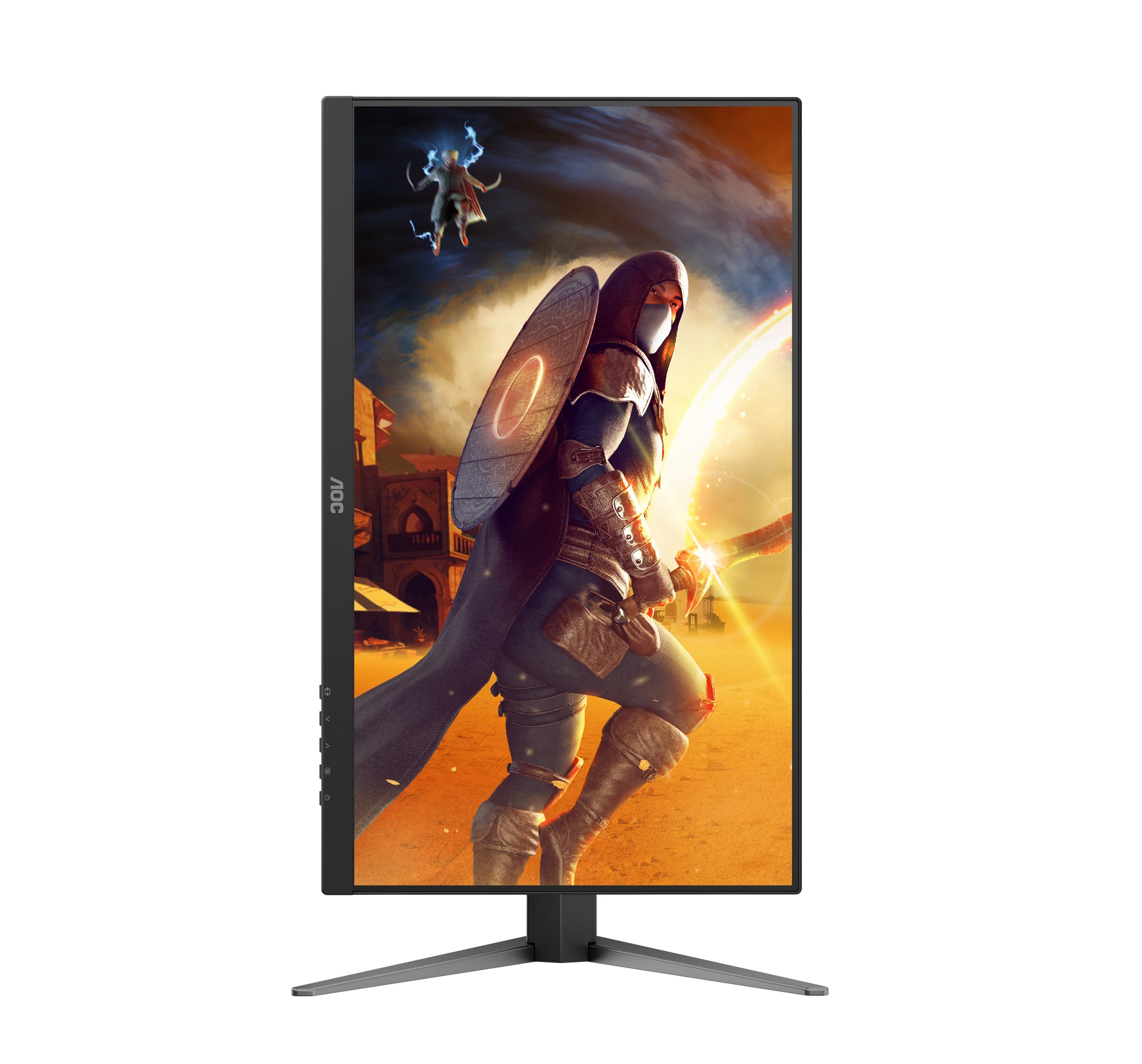 AOC 27G4HA – Monitor, 27", 1920 × 1080 (Full HD), IPS, 200 Hz, Adaptive Sync, Integrierte Lautsprecher, Rot