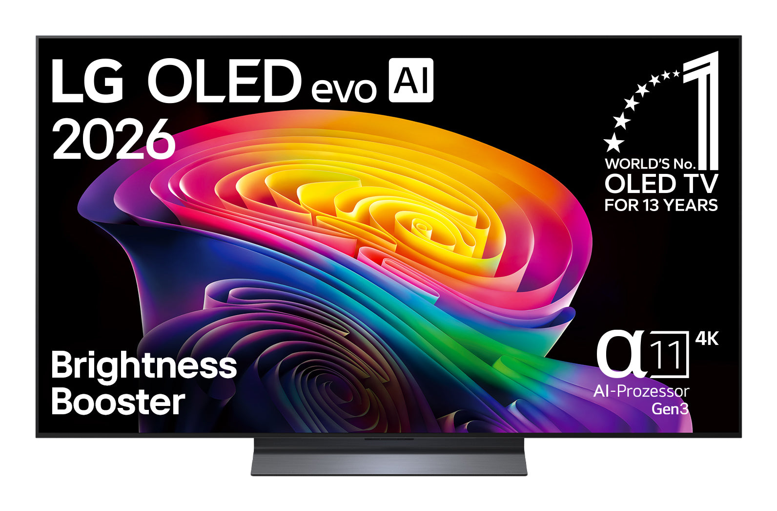 LG OLED55C67LA – 55" TV – 4K UHD – OLED – webOS 26 – 165 Hz – Dolby Vision