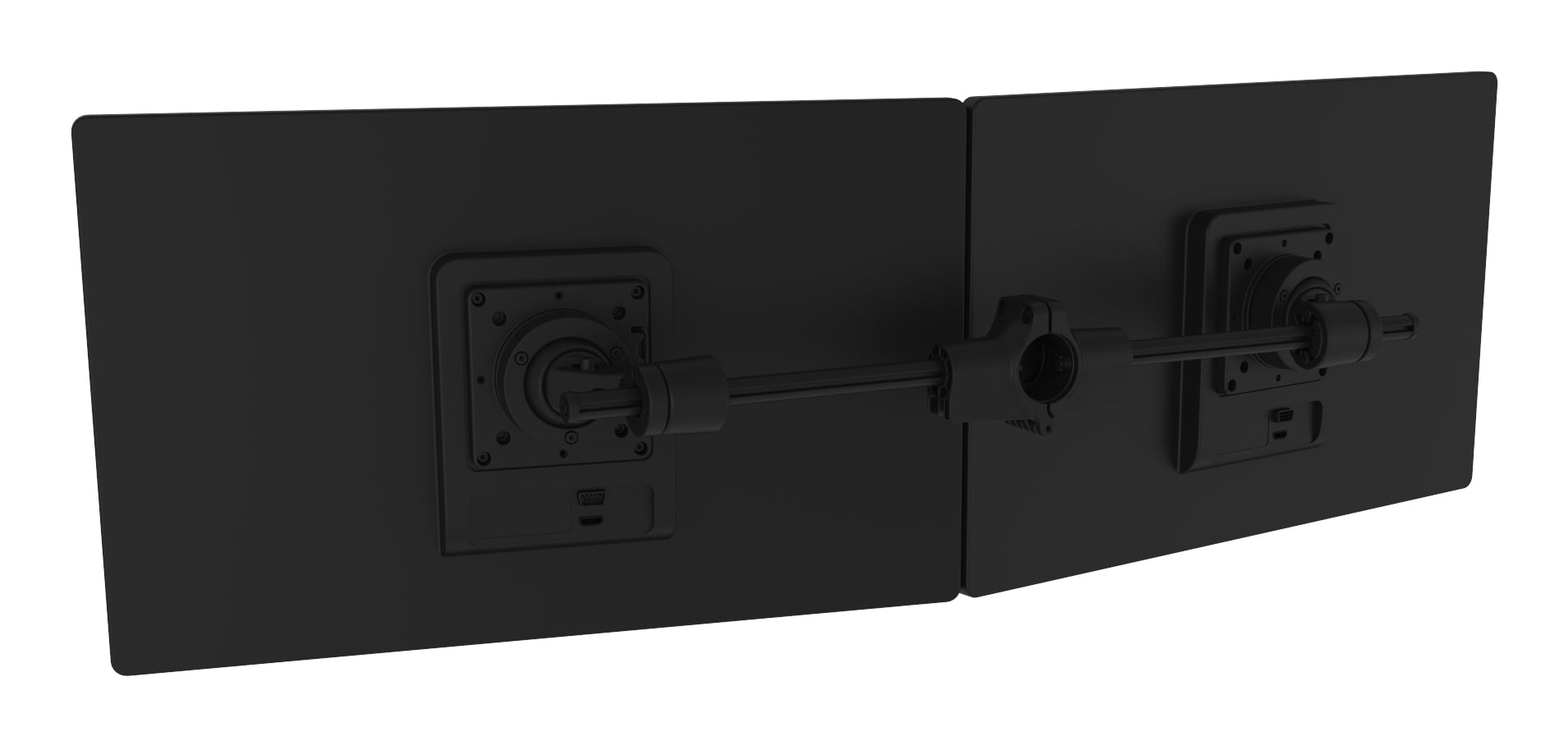R-Go Tools Smartbar – Monitorarm Tischhalterung – 2 Monitore – 24–26" – VESA 75×75/100×100 mm – bis 8 kg pro Monitor
