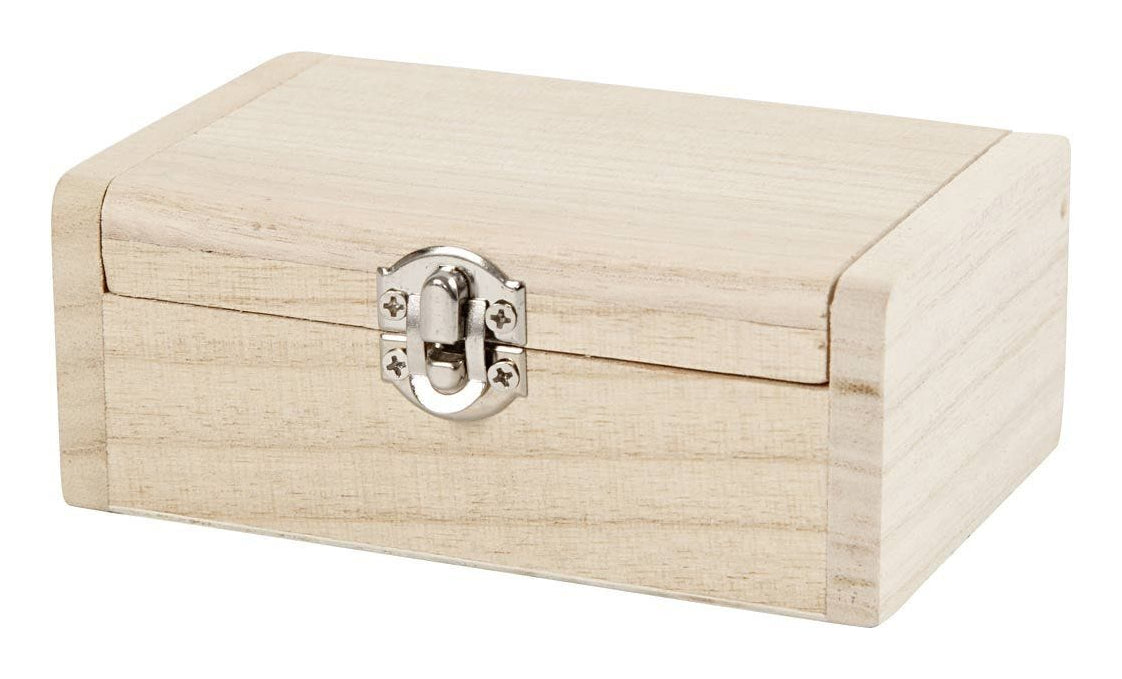 Creativ Company Truhe – Holz – Braun – 75 × 45 × 115 mm