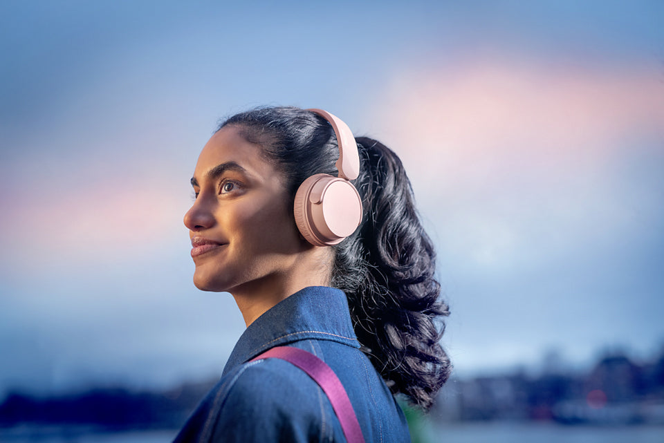 Philips TAH4209PK/00 – Duo On-Ear Headset – Bluetooth – Anrufmanagement – Pink – bis 25 h