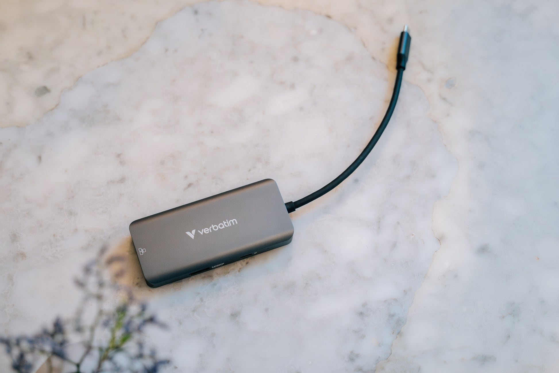 Verbatim 32157 Multiport-Adapter – USB-C, 1× HDMI, 3× USB-A, 100 W PD, GbE, für Windows/Mac/Linux